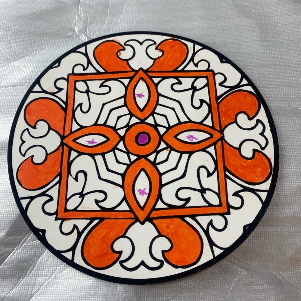 Orange Crème Mandala🍦🍊